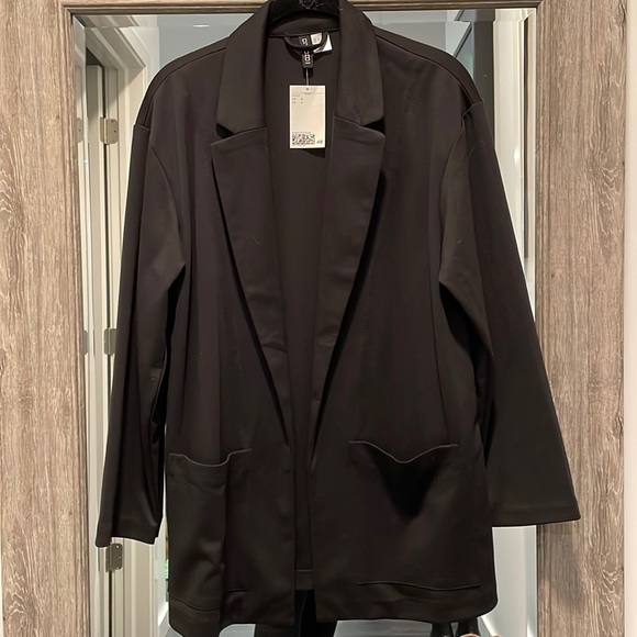 H&M Jackets & Blazers - NWT H&M Black Open Front Blazer